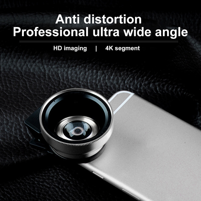 Photography 12,5X Macro Κιτ φακού κινητού τηλεφώνου Θήκη αποθήκευσης HD οπτικό γυαλί 0,45X ευρυγώνια με κάλυμμα αξεσουάρ κλιπ