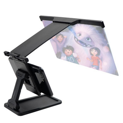 12 hüvelykes mobiltelefon képernyő-erősítő iPad filmhez, összecsukható árnyékolás 3D képernyő mobiltelefon-erősítő nagyító mobiltelefon tartó