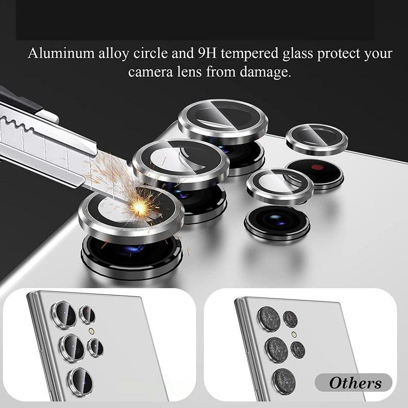 Accesorii pentru telefoane mobile 9H sticlă securizată 3D lentilă de protecție pentru camere SamsungGalaxy S23 Ultra sticlă pentru telefon