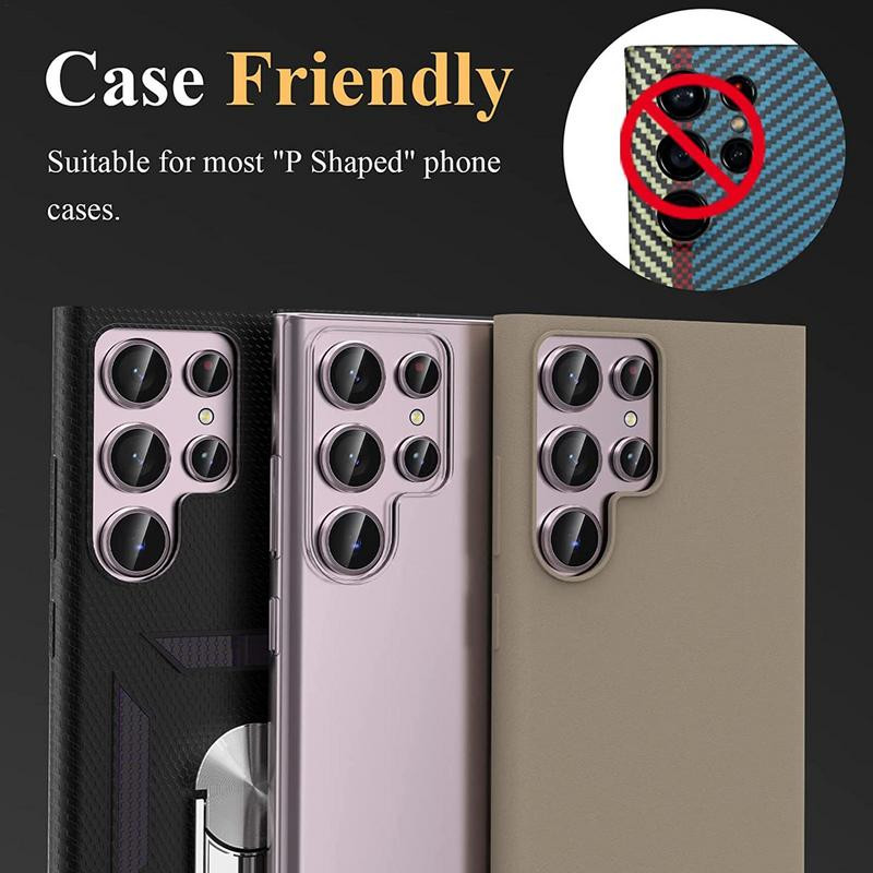 Accesorii pentru telefoane mobile 9H sticlă securizată 3D lentilă de protecție pentru camere SamsungGalaxy S23 Ultra sticlă pentru telefon