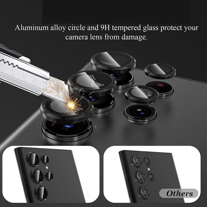 Accesorii pentru telefoane mobile 9H sticlă securizată 3D lentilă de protecție pentru camere SamsungGalaxy S23 Ultra sticlă pentru telefon