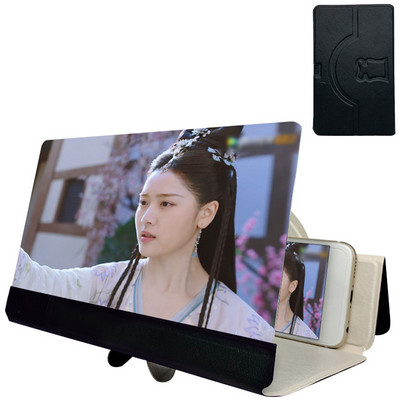 Ultra HD mobiltelefon erősítő 8 hüvelykes összecsukható 5d HD képernyő nagyító mobiltelefonhoz 2 az 1-ben mobil képernyő bővítő Wzmacniacz