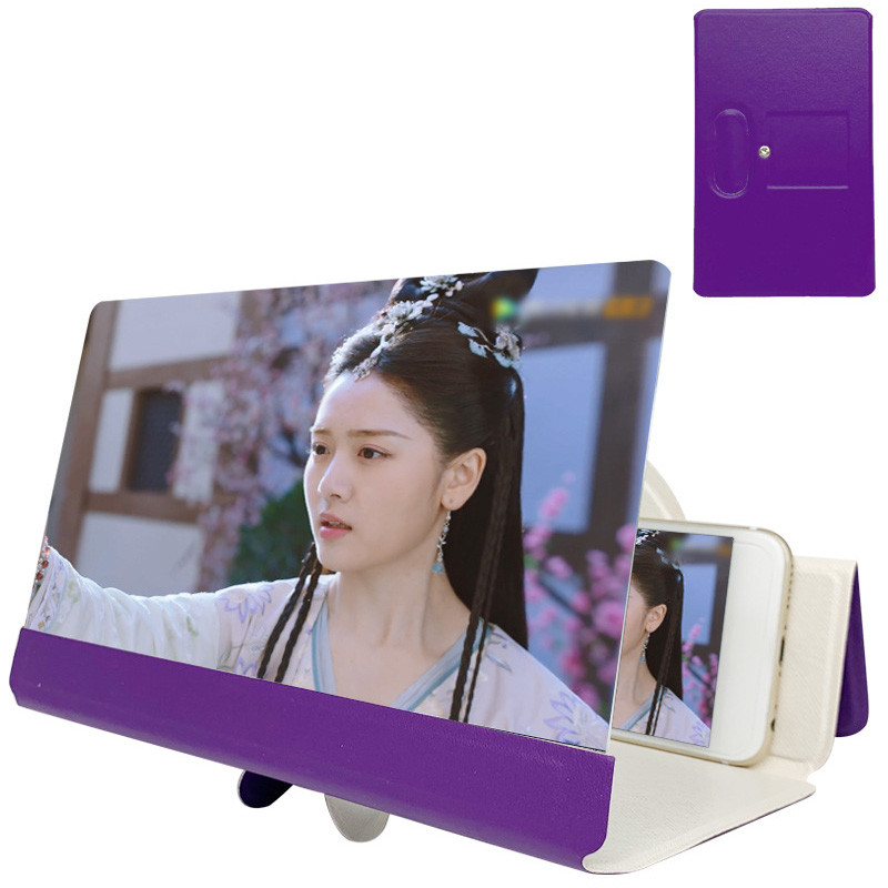 Ultra HD mobiltelefon erősítő 8 hüvelykes összecsukható 5d HD képernyő nagyító mobiltelefonhoz 2 az 1-ben mobil képernyő bővítő Wzmacniacz