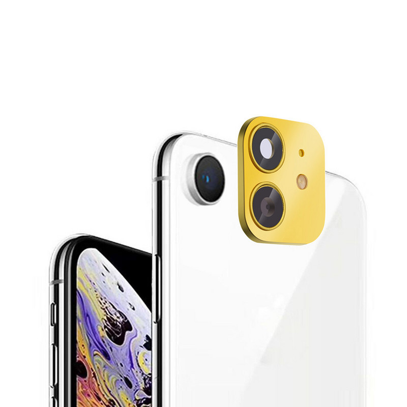 Objektív matrica iPhone XR fényképezőgéphez Változás hamisra iPhone 11 telefonhoz kamera képernyővédő fólia lencse képernyővédő gyűrűvédő burkolat