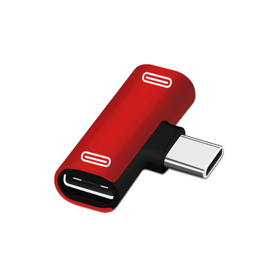Dual 2 în 1 USB-C tip C OTG Adaptor cablu Splitter pentru Xiaomi Huawei Samsung Căști Convertor căști Adaptor încărcător audio