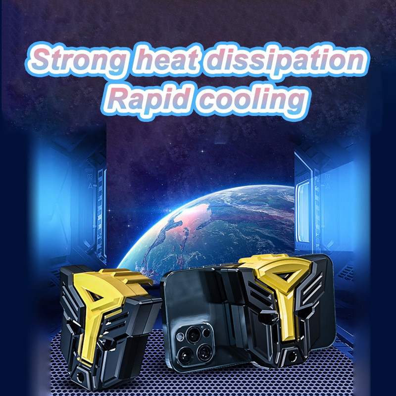 PUGB Phone Cooler játékhűtőhöz Poco X3 F3 M3, Xiaomi Redmi Note 10, Redmagic 6, ROG 5, Iphone ventilátorhűtőhöz