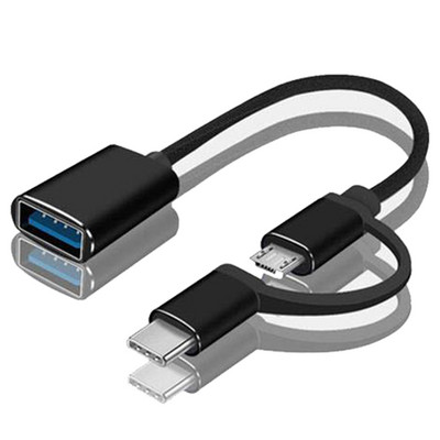 Cablu adaptor tip C la USB OTG USB Micro USB mascul la USB femel Adaptor cablu OTG Convertor pentru Xiaomi Samsung Huawei