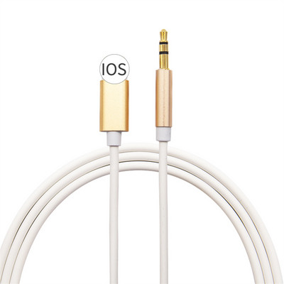 Cablu AUX cu 8 pini la mufă de 3,5 mm Iluminare la Adaptor pentru căști AUX Conector cablu de extensie audio Splitter pentru iPhone 14 13 12 11