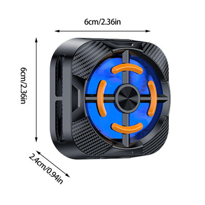 Răcitor pentru telefon mobil, gamepad portabil universal, ventilator pentru radiator, controler pentru radiator, radiator rapid, radiator pentru jocuri pe iPhone, ventilator de răcire