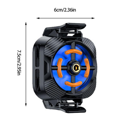 Răcitor pentru telefon mobil, gamepad portabil universal, ventilator pentru radiator, controler pentru radiator, radiator rapid, radiator pentru jocuri pe iPhone, ventilator de răcire