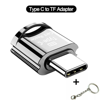 Adaptor VYOPBC tip C la Micro-SD TF Cititor de carduri de memorie OTG pentru Samsung Huawei Adaptor Micro la Micro-SD pentru Xiaomi Macbook