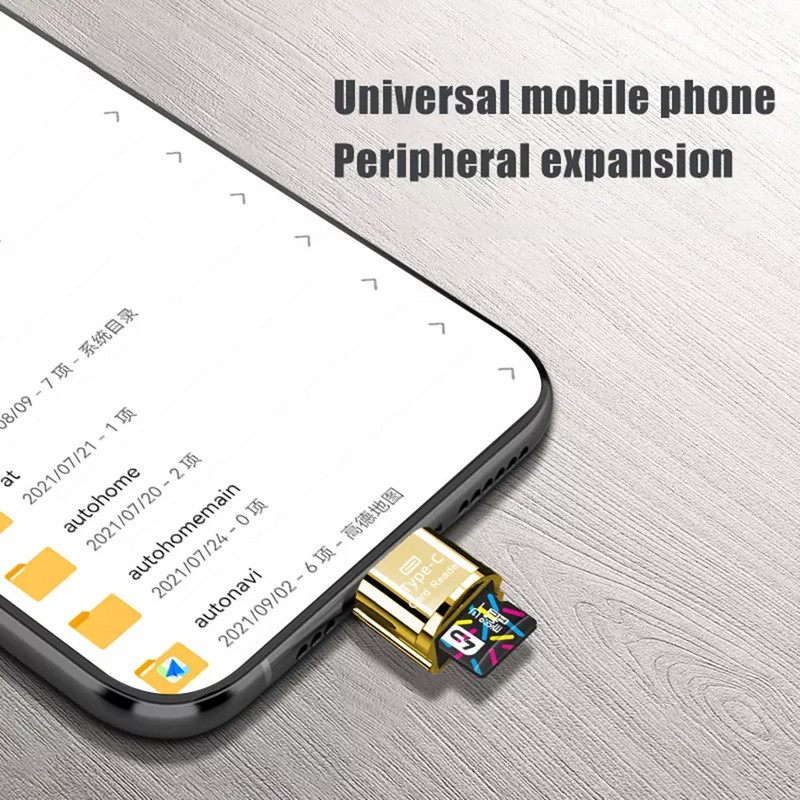 Προσαρμογέας VYOPBC Τύπου C σε Micro-SD TF Αναγνώστης καρτών μνήμης OTG Για Προσαρμογέας Samsung Huawei Micro σε Micro-SD για Xiaomi Macbook