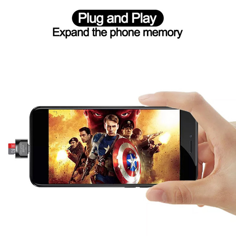 Προσαρμογέας VYOPBC Τύπου C σε Micro-SD TF Αναγνώστης καρτών μνήμης OTG Για Προσαρμογέας Samsung Huawei Micro σε Micro-SD για Xiaomi Macbook