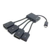 Adaptor Hub Micro USB OTG pentru Smartphone/Tabletă Splitter Micro USB pentru Apple Samsung Lenovo Xiaomi Redmi Huawei Mouse Tastatură
