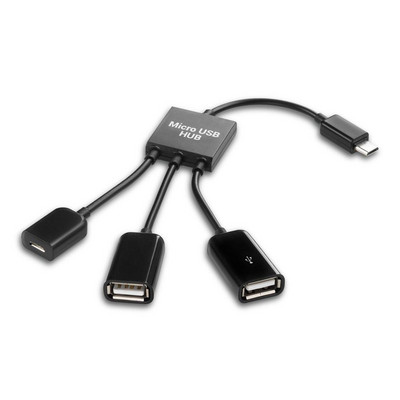 Adaptor Hub Micro USB OTG pentru Smartphone/Tabletă Splitter Micro USB pentru Apple Samsung Lenovo Xiaomi Redmi Huawei Mouse Tastatură
