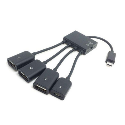 Adaptor Hub Micro USB OTG pentru Smartphone/Tabletă Splitter Micro USB pentru Apple Samsung Lenovo Xiaomi Redmi Huawei Mouse Tastatură