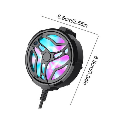 Răcitor pentru telefon mobil Dispozitiv universal de răcire a jocurilor pentru telefon mobil Radiator magnetic pentru telefon Accesorii pentru răcitor de jocuri Radiator pentru telefon mobil