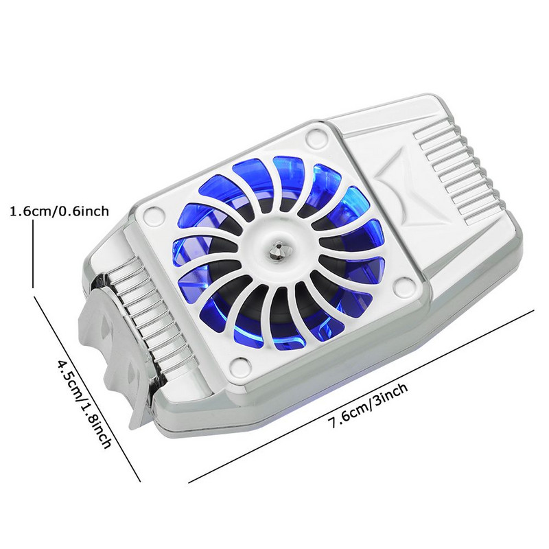 Hűtő kellékek Univerzális USB hordozható mobiltelefon radiátor Hűtő hűtőborda Mobiltelefon hűtő hűtő ventilátor