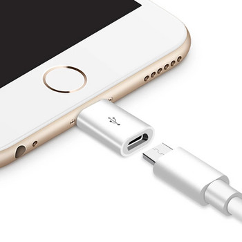 Mini OTG Lightning към Micro USB адаптер за Apple IPhone 12 11 Pro Max XS MAX XR X 7 8 6S 6 Конектор за кабел за зарядно устройство за синхронизиране на данни