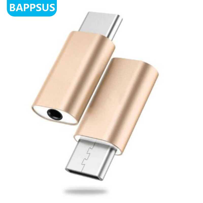 Hordozható Type-C-3,5 mm Jack átalakító mini fülhallgató kábel audio adapter iPhone Huawei Xiaomi fejhallgató Aux Line adapterhez