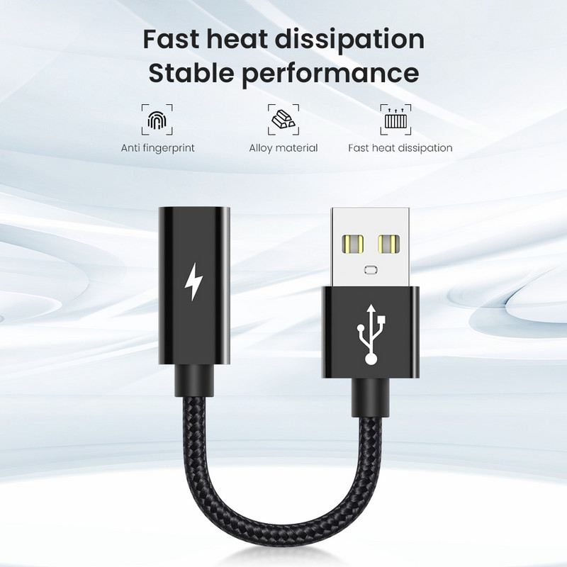 USB C-USB OTG-kábel USB dugasz-USB C-dugós adapter 5 GBPS átviteli gyorstöltő kábel Huawei Xiaomi MacBook Pro/Airhez
