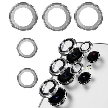 За Sam-sungGala-xy 9H закалено стъкло 3D протектор за обектив на камера Аксесоари за мобилни телефони S23 Ultra Стъкло за обектив на камера за телефон