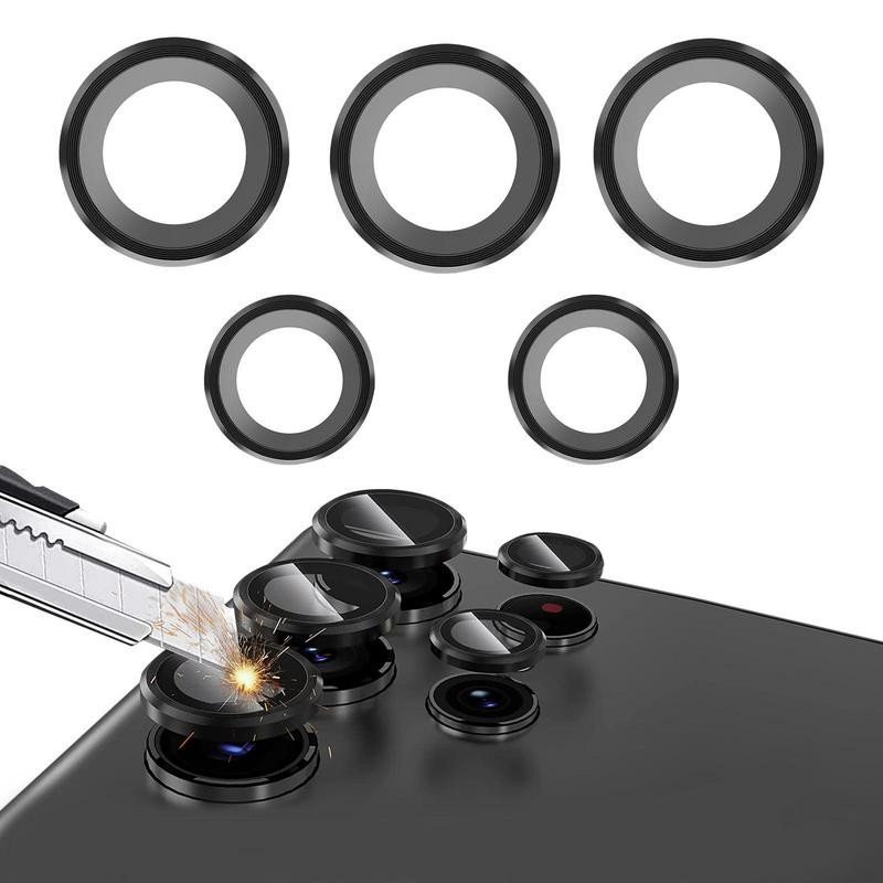 Sam-sungGala-xy 9H edzett üveg 3D kamera lencsevédőhöz mobiltelefon-tartozékok S23 Ultra kameralencse üveg telefonhoz