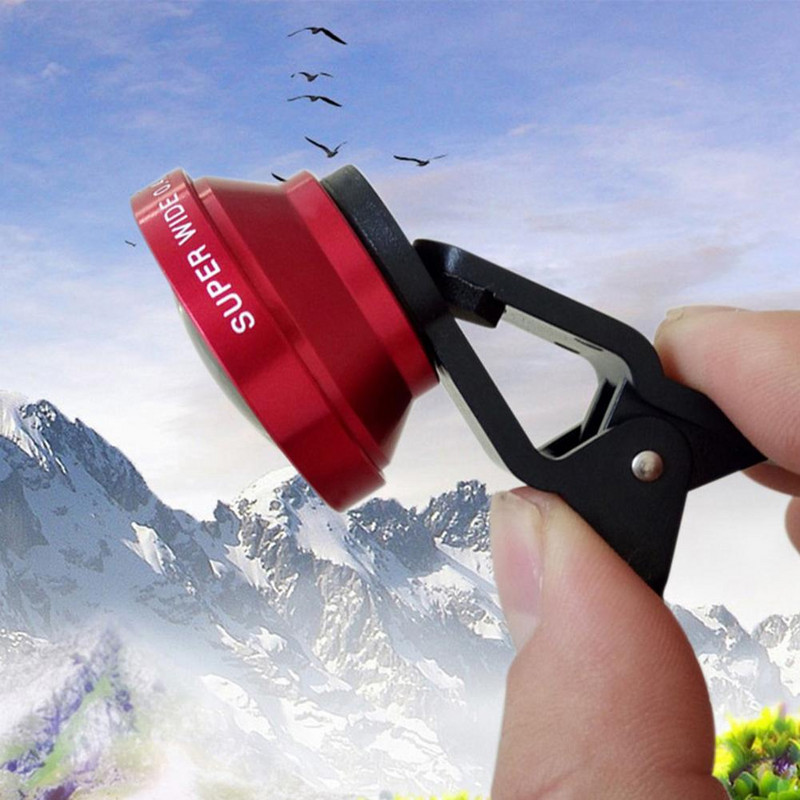 Kreatív, kényelmes, 0,4X ultraszéles univerzális telefonkamera lencse Kényelmes telefontartozék mobiltelefon-lencse szelfi készítéshez