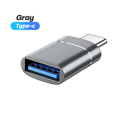 Adaptor ANMONE tip C la USB 3.0 OTG Convertor USB-C masculin la USB femel pentru Macbook Samsung S20 Xiaomi Huawei Conector USBC OTG