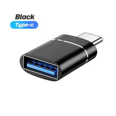Adaptor ANMONE tip C la USB 3.0 OTG Convertor USB-C masculin la USB femel pentru Macbook Samsung S20 Xiaomi Huawei Conector USBC OTG