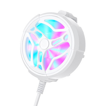 Φως LED Σύνδεση και αναπαραγωγή USB Φόρτισης ενσύρματο ψυγείο τηλεφώνου για παιχνίδια Χαμηλού θορύβου Αφαιρούμενο ελαφρύ αντιολισθητικό κλιπ ABS