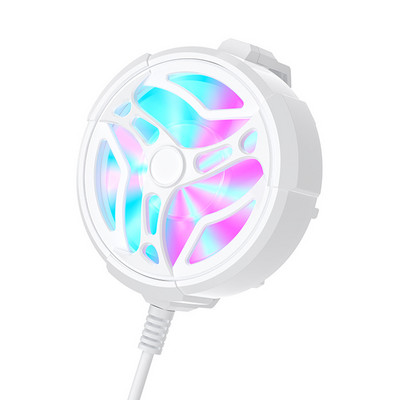 Lumină LED Plug and Play, încărcare USB, răcitor de telefon cu fir pentru jocuri cu zgomot redus, detașabil, ușor, anti-alunecare, montat cu cleme ABS