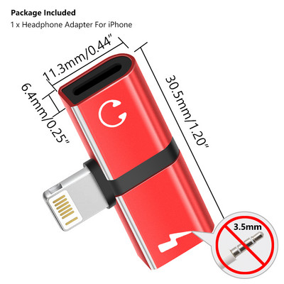 Adaptor USB C la iluminare Încărcare audio AUX 3,5 mm Căști pentru IPhone 11 7 8 Cablu căști IOS 14 Iluminare la iluminare duală