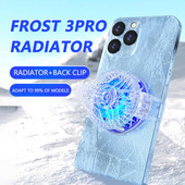 Procesor universal Cooler periferic cu clemă din spate Ventilator de răcire Radiator portabil nou pentru telefon mobil Dispozitiv de răcire Gt19