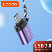 Adaptor Toocki USB3.0 tip C OTG Adaptor Micro USB C la tip C Convertor femelă pentru Macbook iPad Huawei Xiaomi POCO X3 Samsung