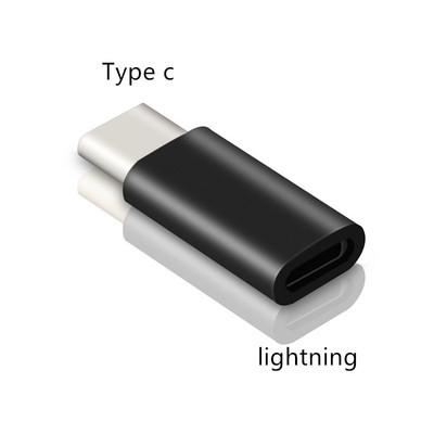 Mini adaptor de iluminare cu 8 pini la USB tip C pentru iPhone 11 12 13 Pro Max Samsung S20 S21 Convertor de încărcare Ios la Typec Otg Jack
