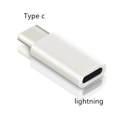 Mini adaptor de iluminare cu 8 pini la USB tip C pentru iPhone 11 12 13 Pro Max Samsung S20 S21 Convertor de încărcare Ios la Typec Otg Jack