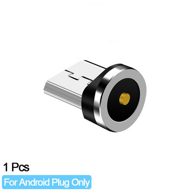 Cablu magnetic rotund mușcă tip C Micro USB C mufe cu 8 pini Adaptor de încărcare rapidă Telefon Microusb tip C mușcă de încărcare magnetică