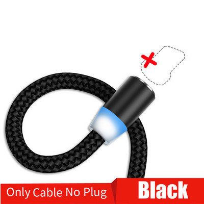 Cablu magnetic rotund mușcă tip C Micro USB C mufe cu 8 pini Adaptor de încărcare rapidă Telefon Microusb tip C mușcă de încărcare magnetică