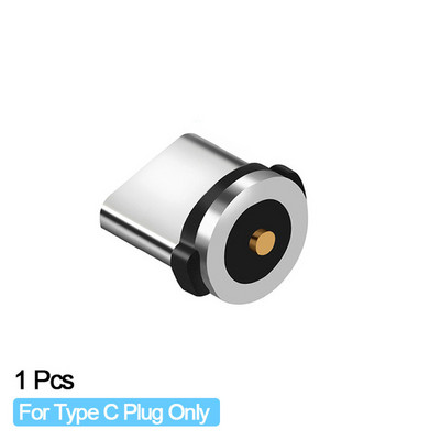 Cablu magnetic rotund mușcă tip C Micro USB C mufe cu 8 pini Adaptor de încărcare rapidă Telefon Microusb tip C mușcă de încărcare magnetică