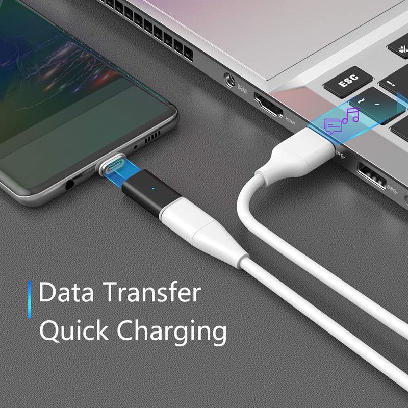 C típusú Micro USB 3.0 mágneses adapter Samsung Huawei USB kábelhez, mágneses töltő Redmi LG Moto Xiaomi HONOR töltéshez