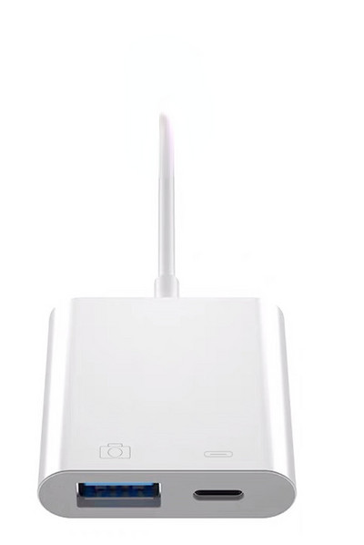 Adaptor convertor Iluminare la USB OTG pentru iPhone 14 13 Pro Max Mouse Tastatură Încărcare U Disk Camera Card Reader Convertor de date