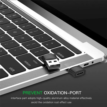 USB A Male σε Type C Θηλυκές υποδοχές Μετατροπέας φορτιστή Type-C Προσαρμογείς USBC USB-C σε USB