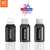 Adaptor Mcdodo OTG USB tip C la Lightning pentru iPhone 14 13 12 11 Pro Max Xs iPad Huawei Samsung Xiaomi Android Convertor de date