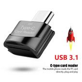 Nou adaptor USB 3.0 tip C la Micro-SD Cititor de carduri Mini cititor de carduri Cititor de carduri de memorie inteligent pentru laptop Samsung Huawei