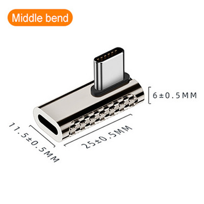 Adaptor tip C 4.0 la USB tip C 100W Super Charge 20Gbps Convertor cu transmisie ridicată Suport 4K/8K Audio și video pentru tabletă PC