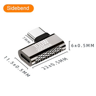 Adaptor tip C 4.0 la USB tip C 100W Super Charge 20Gbps Convertor cu transmisie ridicată Suport 4K/8K Audio și video pentru tabletă PC