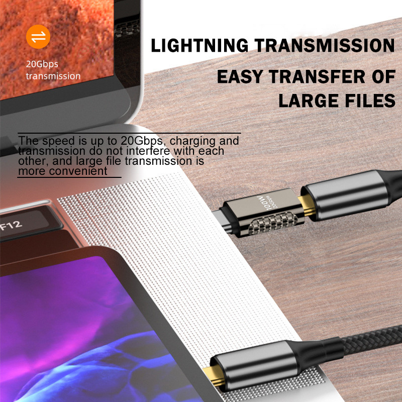 C típusú 4.0-C típusú USB-adapter 100 W-os Super Charge 20 Gbps nagy átviteli konverter támogatása 4K/8K audio és videó PC-táblagéphez