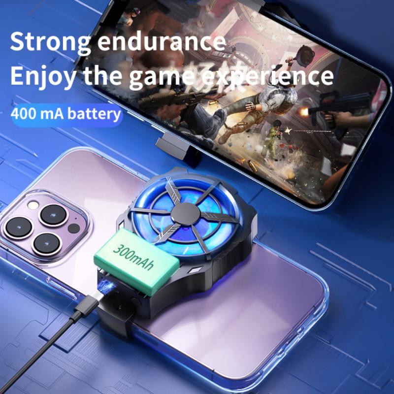 Hordozható mobiltelefon-radiátor némítása univerzális mini hűtőradiátor kétfokozatú beállítási tartozékok Apple Android okostelefonhoz