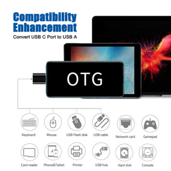Προσαρμογέας OTG τύπου C σε USB 3.0 για Huawei Samsung Xiaomi Micro USB σε USB2.0 Προσαρμογέας κεφαλής φόρτισης κινητού τηλεφώνου